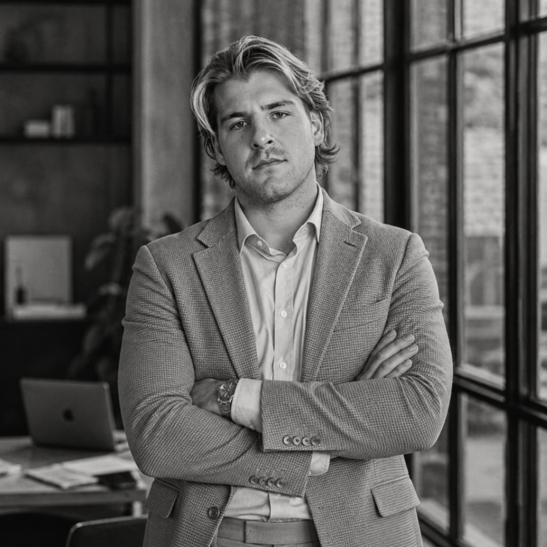 Creative director portrait in a studio office